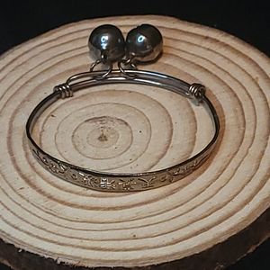 VINTAGE - Stamped Sterling Silver - Baby Bracelet